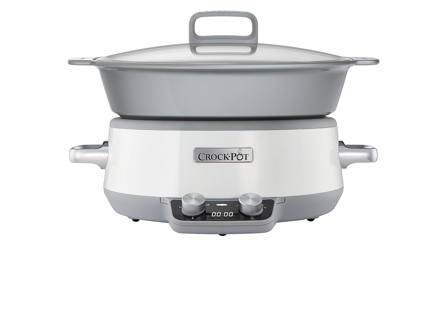 Crock Pot Duraceramic CSCX Olla de cocción lenta digital L color blanco
