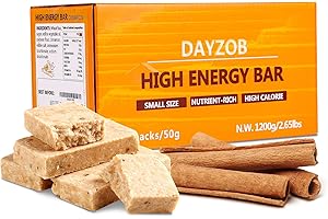DAYZOB Food Rations, Emergency Food Rations, Cinnamon Flavor Rations Emergency 5800 Calories Survival Rations for Disaster Kits 1200g
