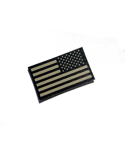 Amazon.com: 2x1 Inch Mini Infrared Ir Us Flag Patch Us Army