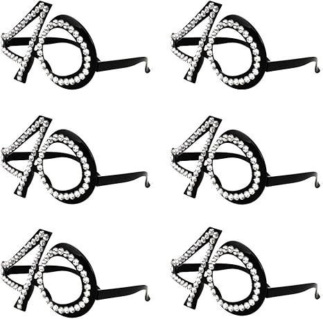 50 Glasses 60th Birthday Glasses Crystal Frame Novelty