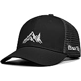 Brace Tang Mountain & Tree Outdoor Trucker Hat for Men Women, Embroidery Gift Baseball Cap for Hiking & Camping