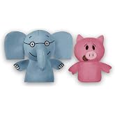 YOTTOY Mo Willems Collection | Elephant &amp; Piggie Pair of Finger Puppets