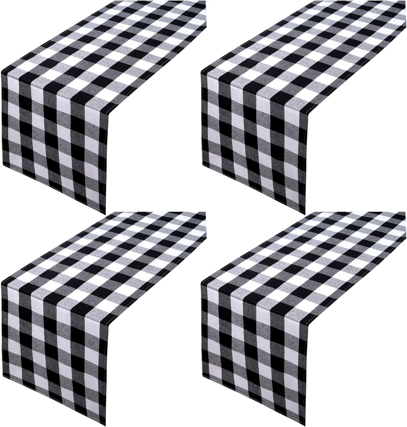 Best buffalo plaid table runner 36