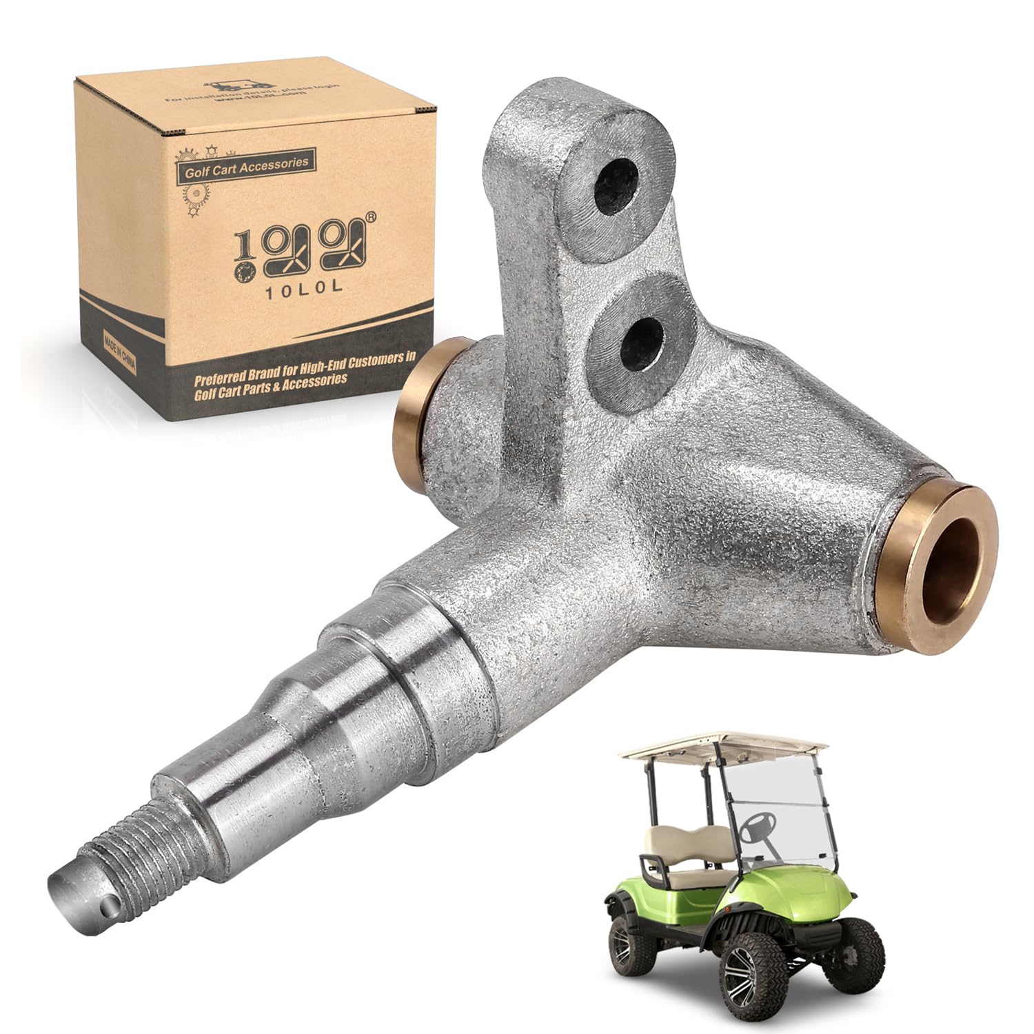 Photo 1 of 10L0L Golf Cart Steering Knuckles for Yamaha G22 G29 G&E Lower Front Suspension Driver Side Replaces OEM# JU0-F3511-01