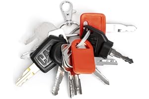IDEASURE 10 PCS Heavy Equipment Key Set, Construction Ignition Master Key Kit Compatible with John Deere Hitachi Case New Holland Bobcat JLG Komatsu Hyster Caterpillar and More