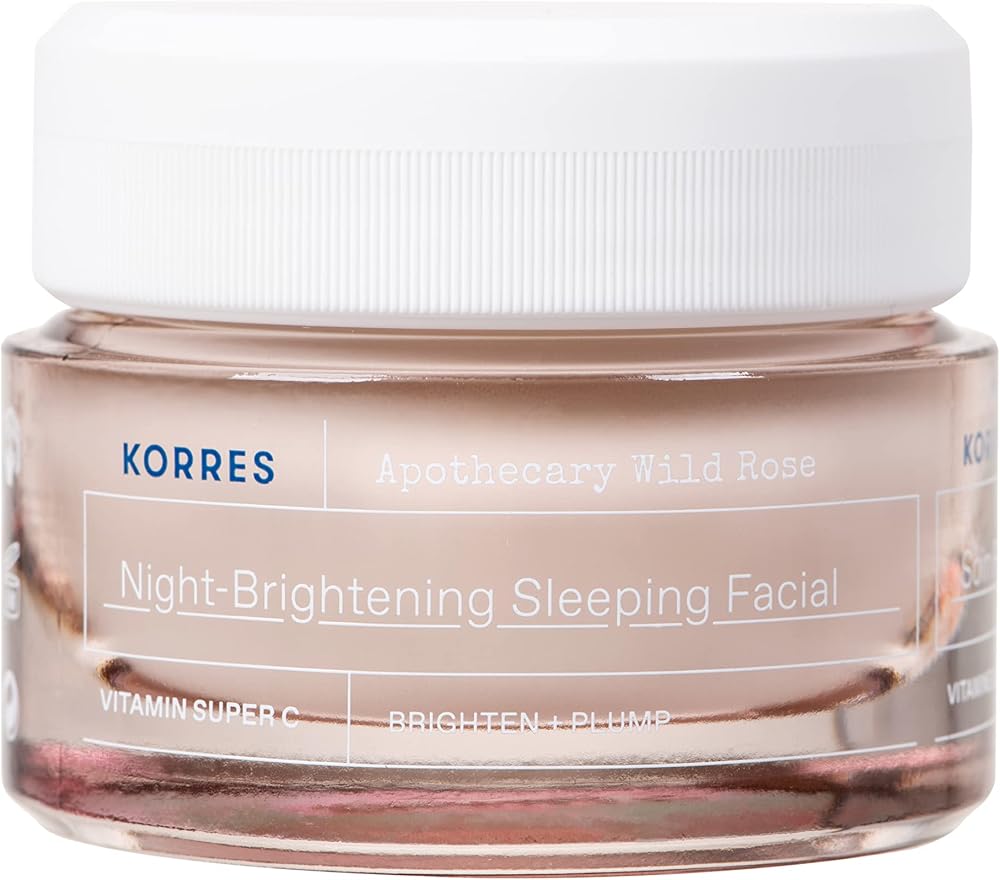 Korres Wild Rose Night Cream 40 ml Radiant Complexion Dermatologically Tested
