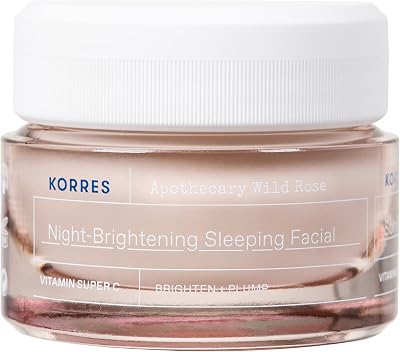 Korres Wild Rose Night Cream 40 ml Radiant Complexion Dermatologically Tested