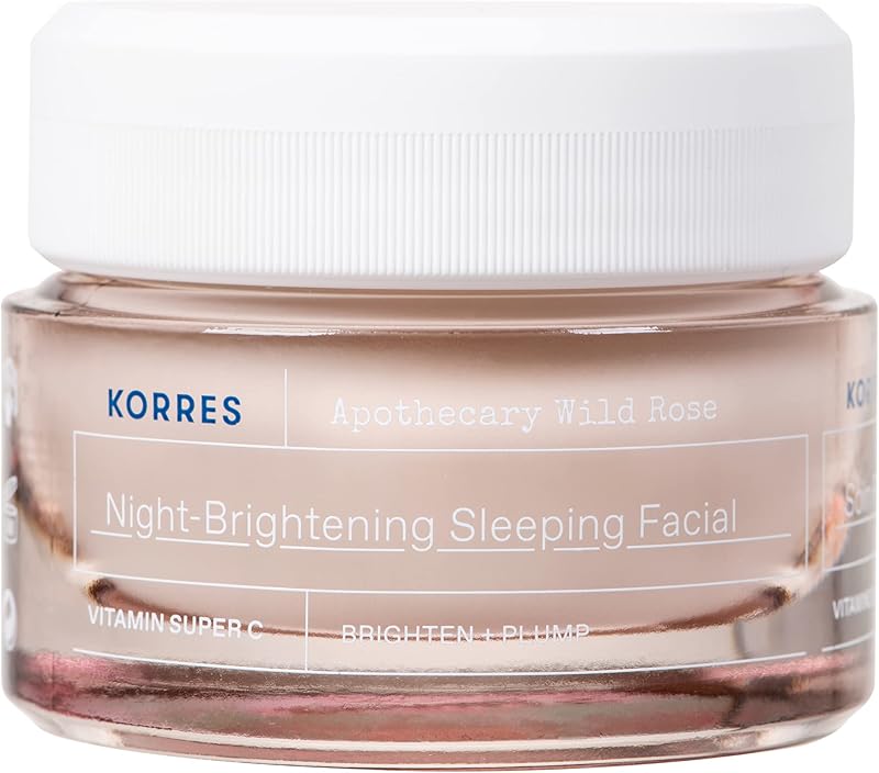 Korres Wild Rose Night Cream 40 ml Radiant Complexion Dermatologically Tested