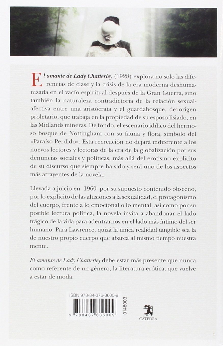 El Amante De Lady Chatterley Biblioteca Catedra Del Siglo Xx Lawrence D H Amazon Es Libros