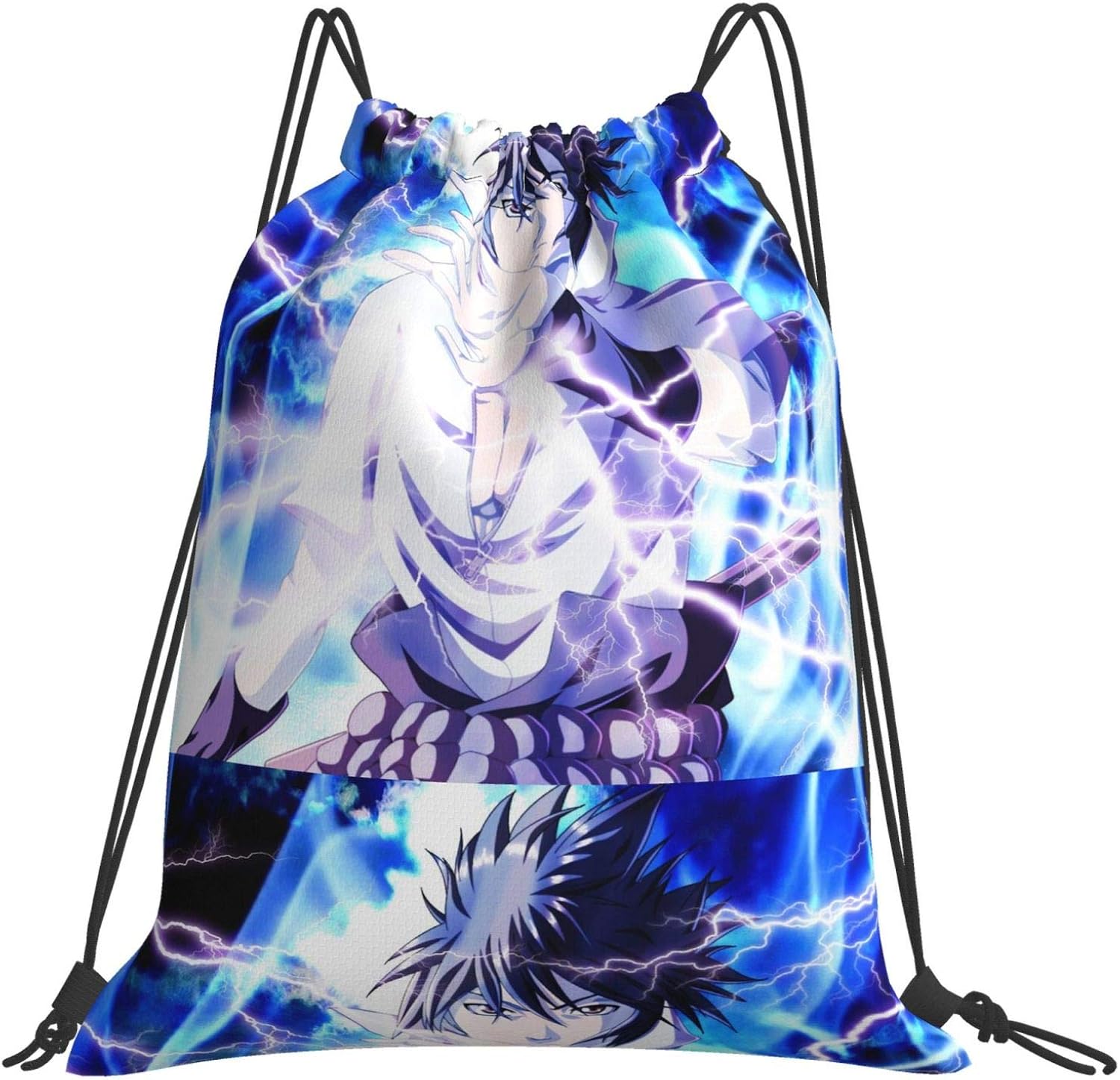 Anime Naruto Sasuke impermeable impresión simple cordón mochila Amazon