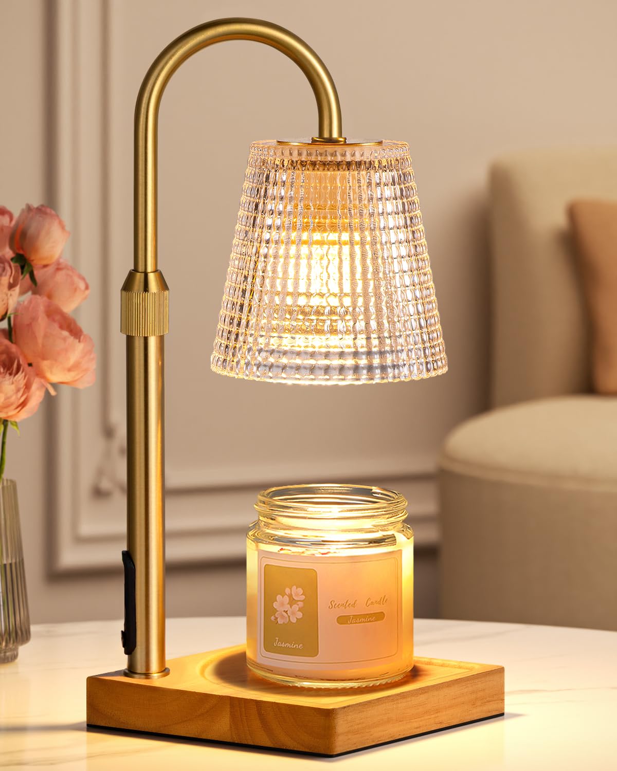 Luxurious gold and crystal design