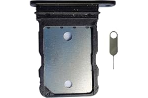 ubrokeifixit for Google Pixel 6 GB7N6 Sim Card Tray Slot Holder Replacement for Google Pixel 6 G9S9B16 GB7N6 2021 6.4",w/Eject Pin (Pixel 6 6.4"-Black)