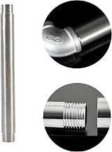 Fafeicy SS304 Stainless Steel Pipe Fitting Male x Male Threaded Industrial 1/4" view 5