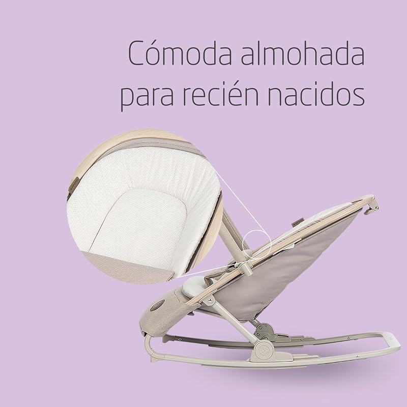 Kori Hamaca Bebé 2 en 1, Arco de Juegos, 0-15 kg, Classic Beige