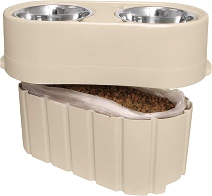 Pet Supplies Ourpets Store N Feed Adjustable Raised Dog Bowl