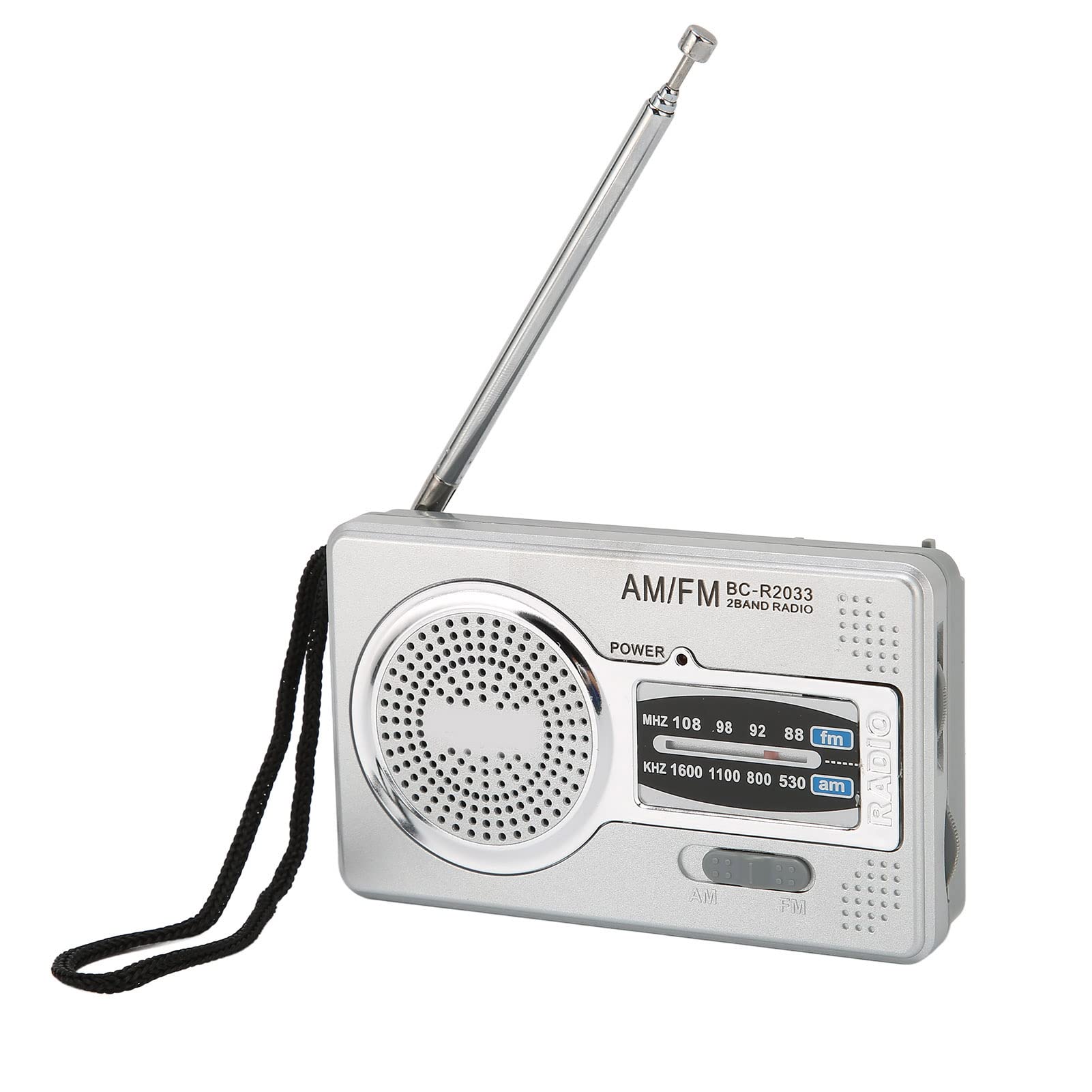 Elprico Portable Radio Receiver,AM FM Chip Transistor Radio,Pocket Mini Radio with Loudspeaker Headphone Jack