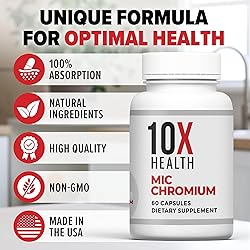 10X Health MIC Chromium Supplement with