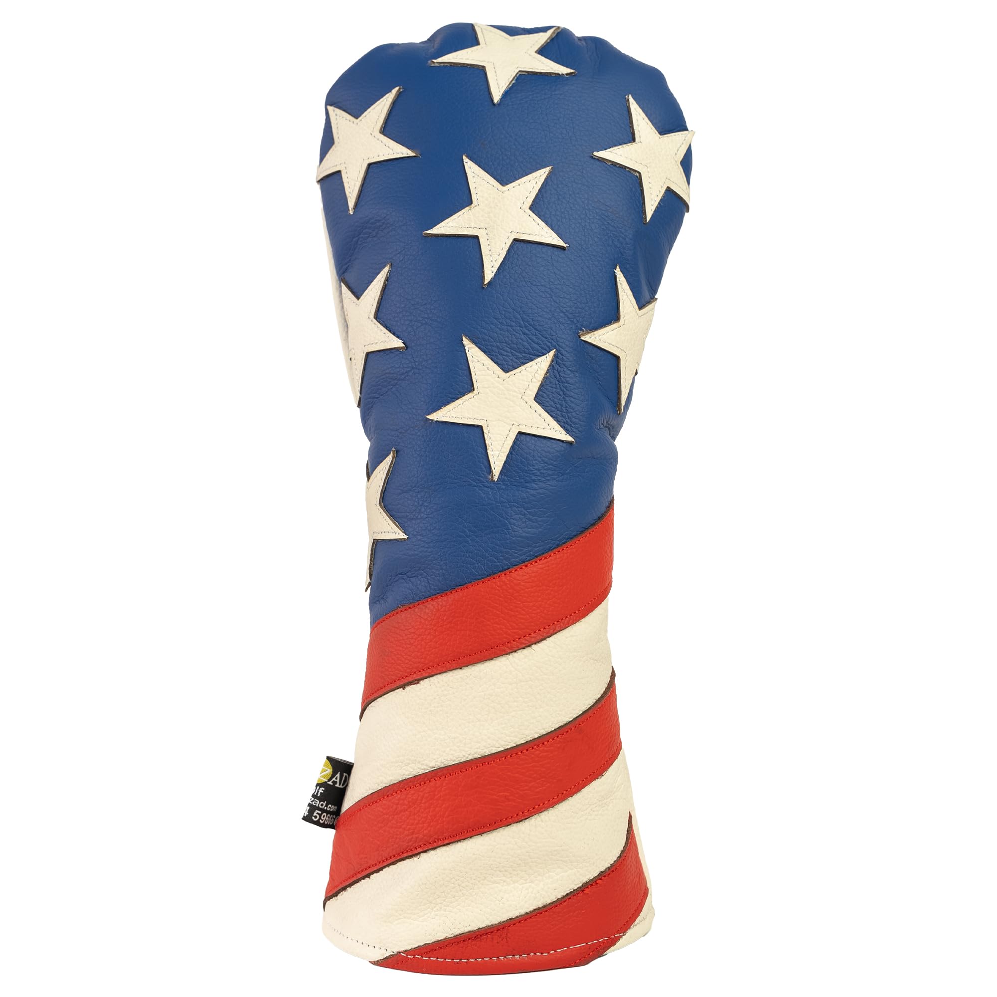 Hazzad Golf, Premium Leather USA Golf Headcover. As Used By Professionals. Made In UK. Driver and Other Club Sizes