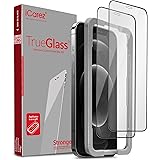 iCarez Tempered Glass Screen Protector for iPhone 12 Pro Max 6.7-inch Case Friendly [Full Coverage + Tray Installation…