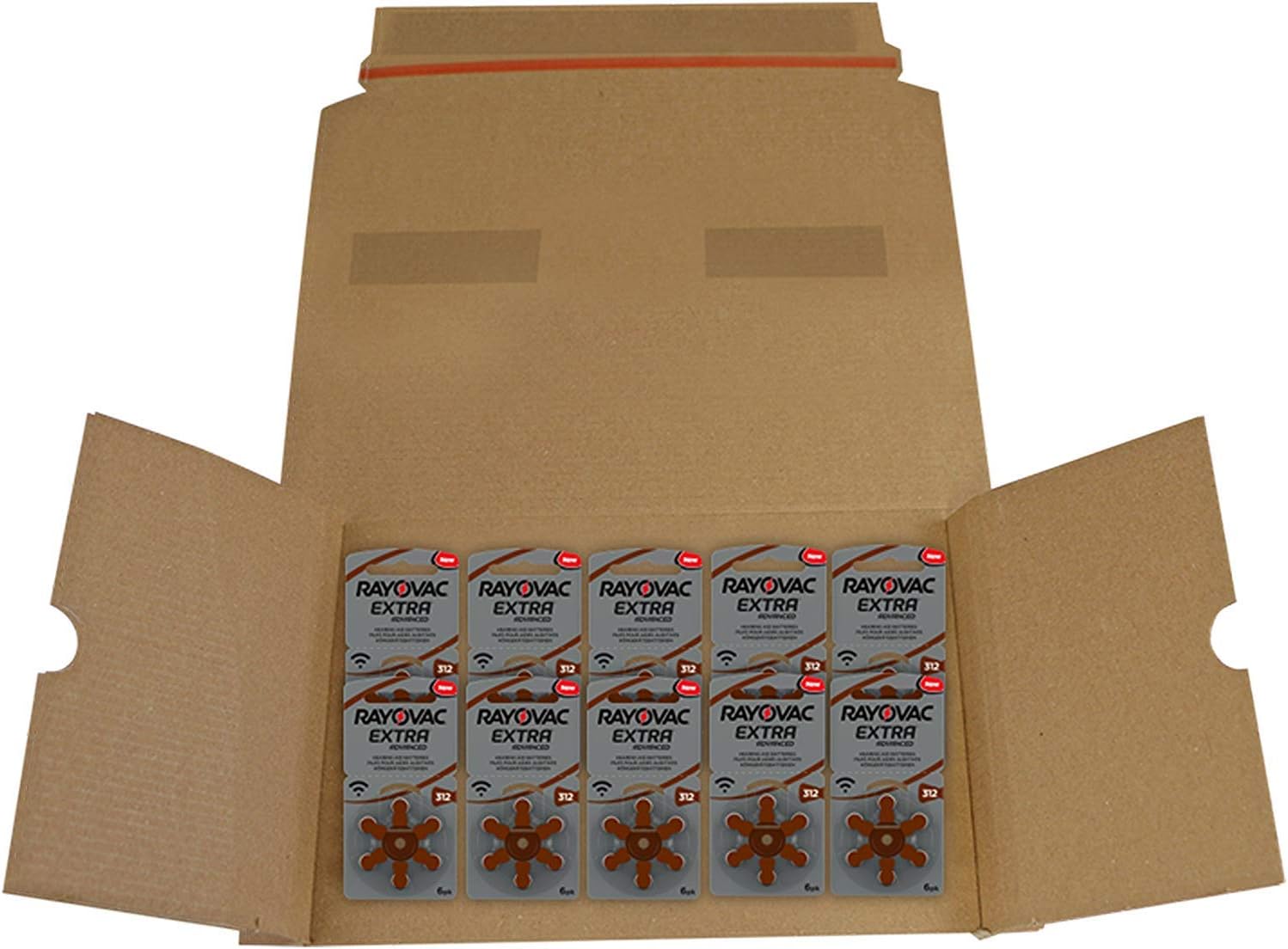 Rayovac Hearing Aid Battery, Size 312 (60 Batteries): Health & Personal Care