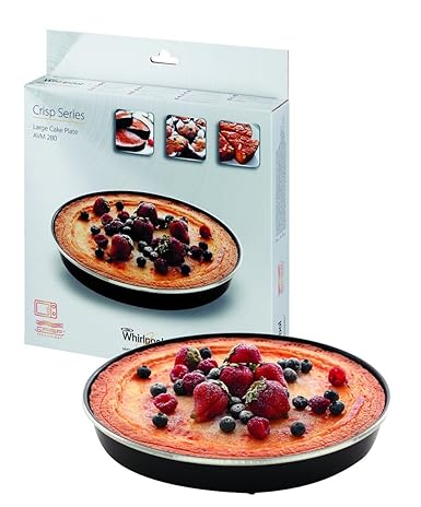 Whirlpool AVM280 - Mikrowellenzubehör/ Crisp-Backform klein (Ø28cm)/ Passend auch für Mikrowellen von Bauknecht