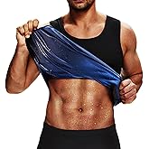 BXVX Sauna Suit Sweat Waist Trainer Vest for Men Sweat Workout Tank Top Shaper