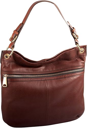 hobo explorer leather shoulder bag