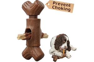 JoyBruko Bully Stick Holder for Dogs - for Aggressive Chewers Treat Chew Holder, Heavy Duty Yak Chew Toy Nylon Bone, Prevent 