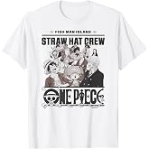 One Piece Anime Straw Hat Crew Fish Man Island T-Shirt