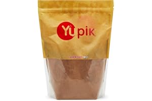 Yupik Natural Cocoa Powder, Unsweetened, 2.2 lb (35.2 oz), Gluten-Free, GMO-Free, Kosher, Vegan, Dairy-Free, No Sugar Added, No Additives, Excellent Source of Fiber & Iron, Ideal for Baking & Topping
