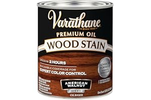 Rust-Oleum Varathane 211727H Premium Wood Stain, Quart, American Walnut