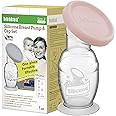 Haakaa Manual Breast Pump with Base 4 Fl Oz/100ml+Lid (Blush), Gen.2