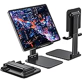 Anozer Tablet Stand Foldable &amp; Adjustable,Portable Monitor Stand | Fit for iPad Holder Stand Compatible with iPad Pro 11, 12.9/for iPad 10.9; Surface Pro; Portable Monitor 4.7-15.6"