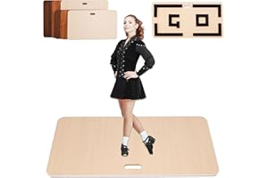 PreGymnastic Tap Board for Dancing at Home, Dance Floor, Portable Tap Board,Ideal for Dancers Home & Outdoor, Two Sizes and Three Colors