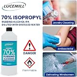 Lucemill 70% Rubbing Alcohol 2 x 1 Litre Isopropyl Alcohol Antiseptic view 6