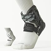 Ultra Zoom Hinged Sports Ankle Brace &ndash; Sprained Ankle Recovery &amp; Prevention | Soft-Shell - Custom Form-Fit - Anti-Roll Ankle Stabilizer - Basketball - Volleyball - Soccer - High Ankle Sprain Support