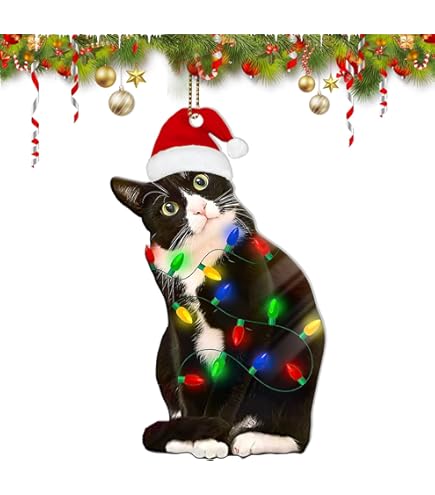WEWILL Bas de Noël brodés pour Chien ou Chat 40,6 cm de Long Style 4