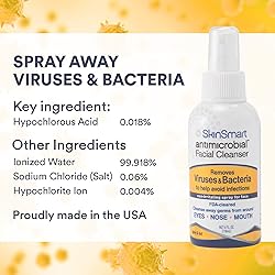 SkinSmart Facial Cleanser Spray to Remove Viruses