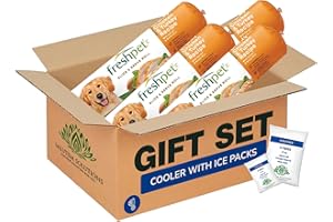 Salutem Vita – Chunky Chicken & Turkey Dog Food Rolls, Ready-to-Serve Chilled Meal, Gift Set: 1.5 lb - Pack of 4 (Total 6 lb)