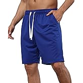 Men's Sweat Shorts with Pockets Lounge Shorts 8" Drawstring Shorts Soft Breathable
