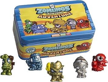Zomling Adventure Tin - 5 Figures & Tin, Series 1 by Zomlings: Amazon.es: Juguetes y juegos