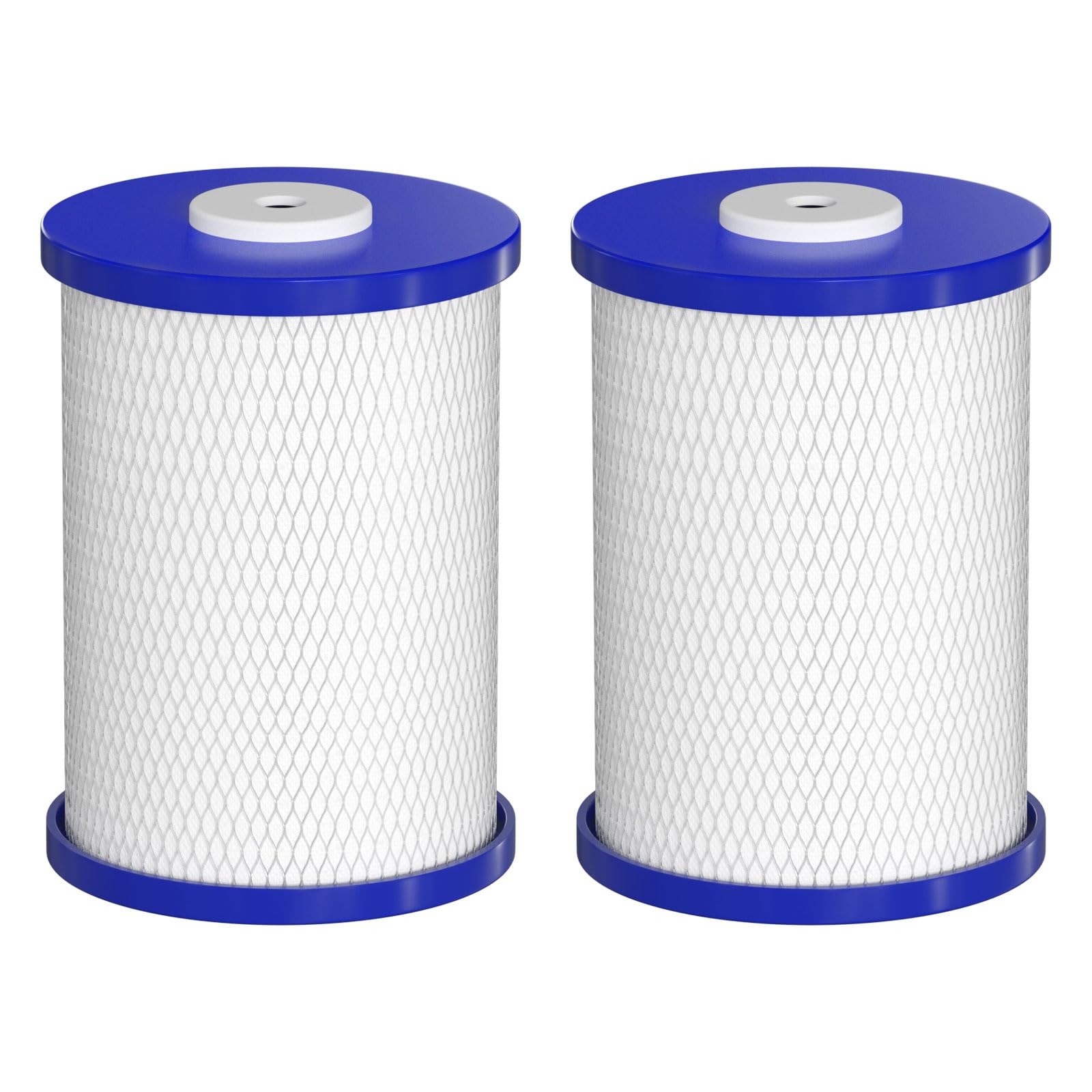 Photo 1 of 0.5 Micron Carbon Block Drinking Water Filter Replacement Cartridge Compatible with Frescapure RP-3500 3500 WF0451 RC-30-FP Water Filter Systems, 1000 GPD Life Span, 2 Pack