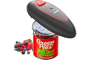 ROYALSELLPRO One Touch Electric Can Opener with Smooth Edge, Kitchen Gadget Automatic Can Opener for Seniors with Arthritis, Food Safety Battery Operated Can Opener for Almost All Can Sizes