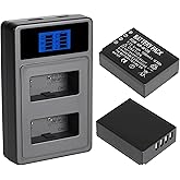 GOROFO 2-Pack NP-W126/W126S Battery and Dual Charger for Fujifilm X100V, X100F, X-A5, X-A10, X-E4, X-Pro2, X-Pro3, X-T1, X-T2, X-T3, X-T10, X-T20, X-T30, X-T30 II, X-T100, X-T200 FinePix