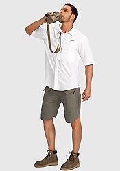 Men's Fishing Shirts with Zipper Pockets UPF