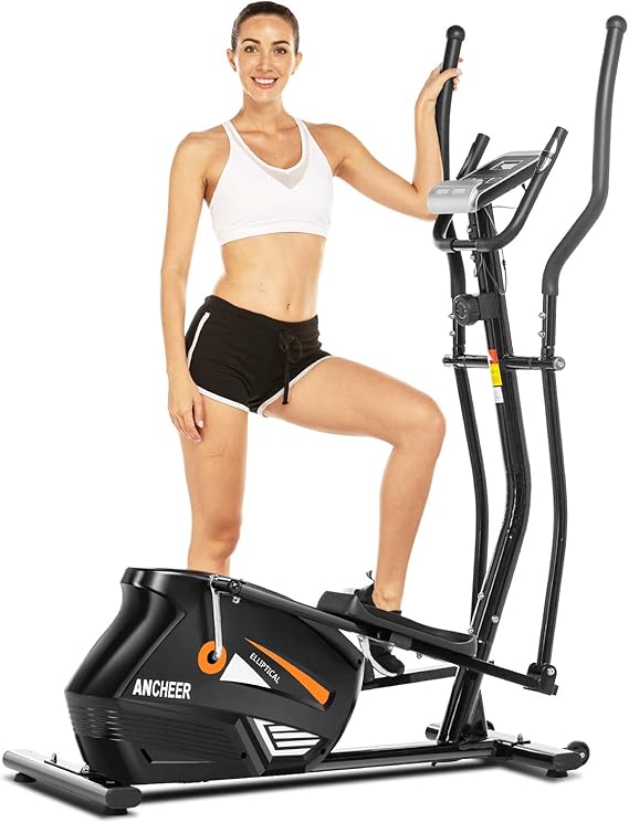 Amazon.com : ANCHEER Elliptical Trainers, Magnetic Eliptical Exercise