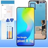Original for Google Pixel 8 5G Screen Replacement GKWS6, G9BQD, GA04851-US, GZPFO, GPJ41 6.2" LCD Display Touch Digitizer Assembly