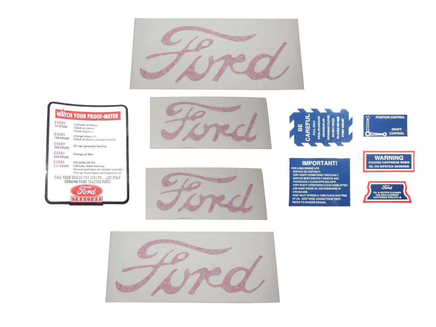Amazon.com: New Ford 2N 8N 9N Tractor “8N5052” Decal Set With Proof Meter:  Automotive
