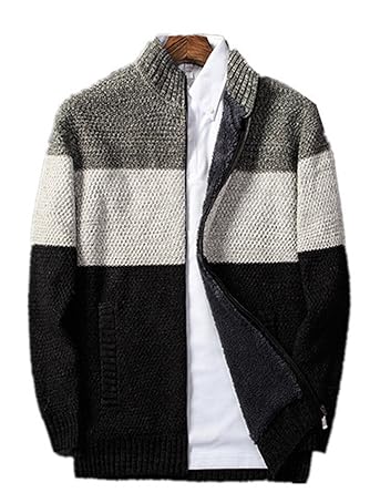 Amazon Thirteen One カーディガン メンズ ニットジャケット