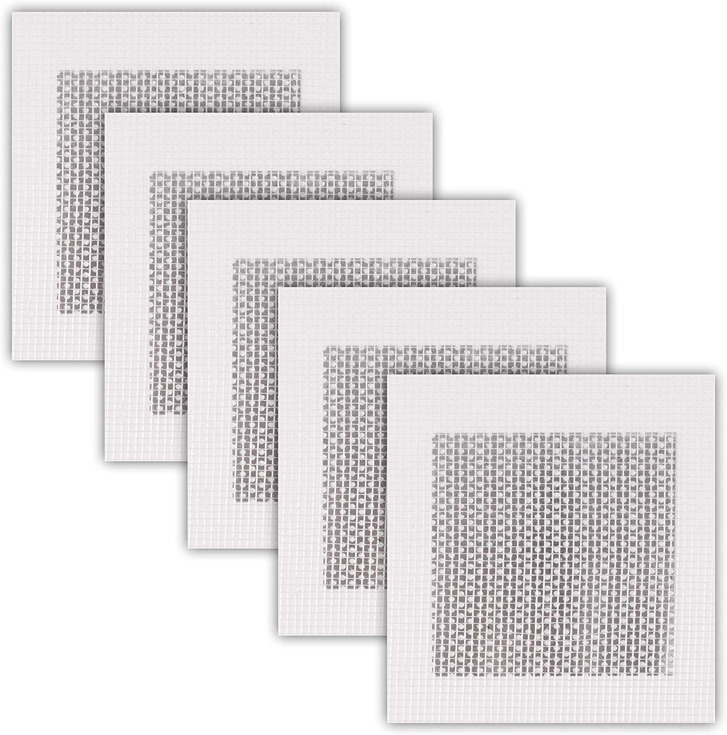 5 Pack 10cm X 10cm Plasterboard and Drywall Repair Wall Patch ...